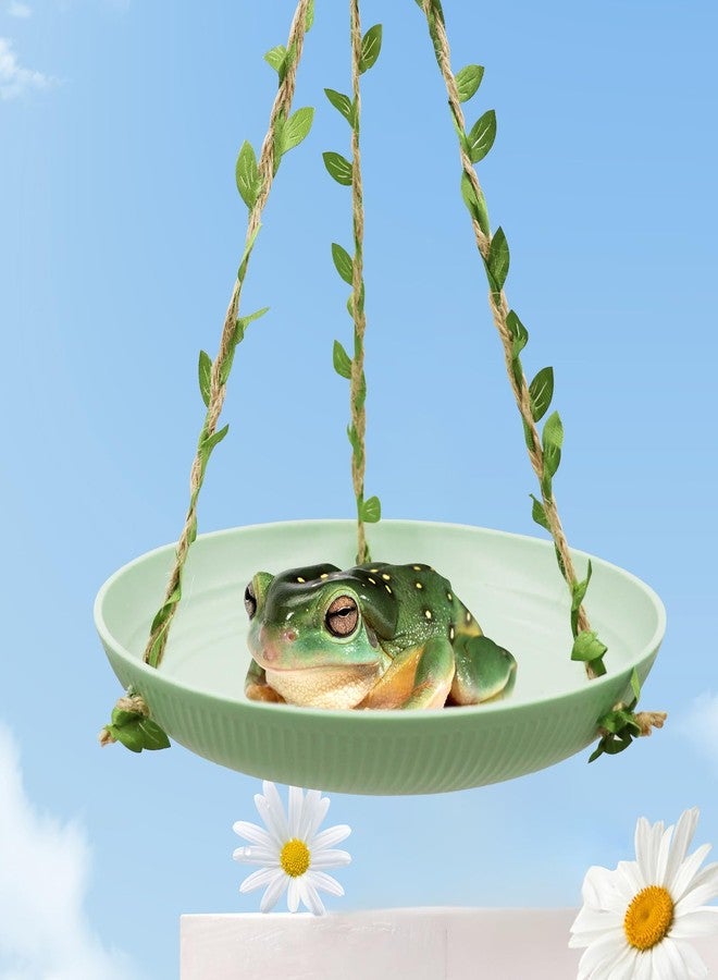 Neeenn Frog Swing Toys, Gecko Swing Toys, Plastic Reptile Amphibian Climbing Toys, Tank Aquarium Terrarium Decoration Accessories, Suitable for Frog Gecko Lizard Chameleon Hermit Crab Hamsters Rats - Image 3
